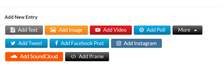 6.	Scroll paling bawah pada bagian more dan klik pilih add Iframe