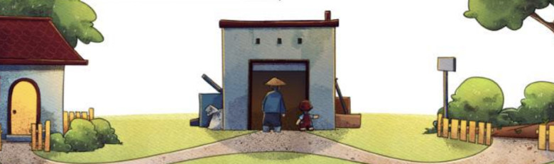 Jalan yang harus ditempuh Bagus ketika dari kebun ke rumah lebih pendek daripada jalan yang harus ditempuh Bagus ketika dari kebun ke gedung. Benar atau salah?