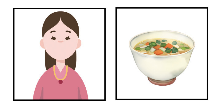 Bentuklah kalimat dari dua gambar berikut ini!