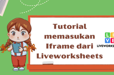 Tutorial memasukan Iframe dari Liveworksheets