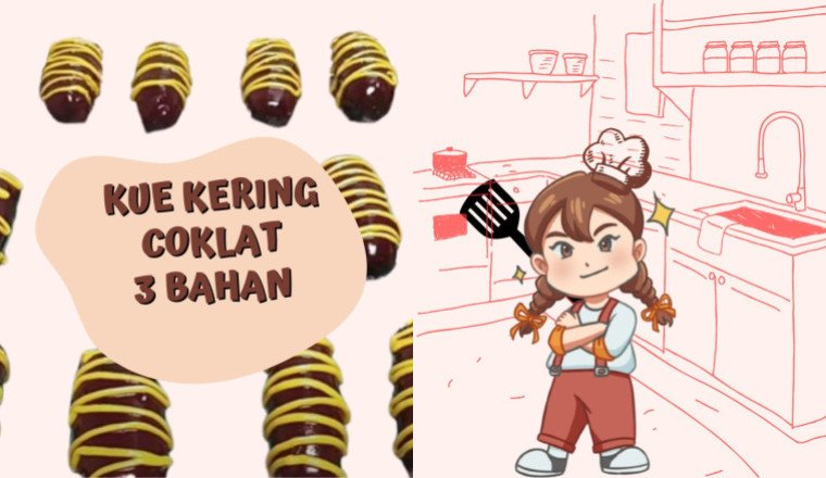 ACTIVITY: MEMBUAT KUE KERING  COKLAT HANYA 3 BAHAN