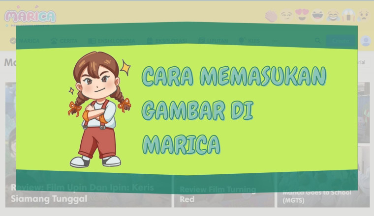 Cara Memasukan Gambar di Marica