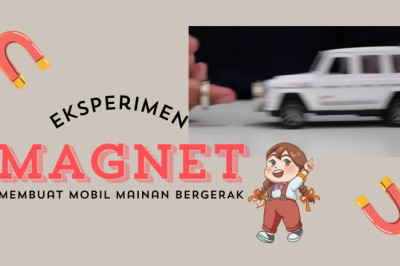 Membuat Mobil Mainan Bergerak Menggunakan Magnet