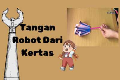 Membuat Tangan Robot dari Kertas