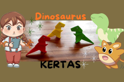 Dinosaurus Dari Kertas