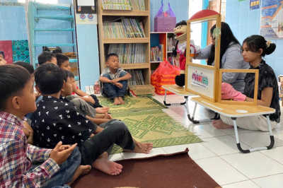Marica di Event Berbagi di Kampung Maca Giwangan