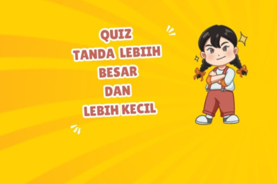 Quiz Simbol Lebih Besar dan Lebih Kecil